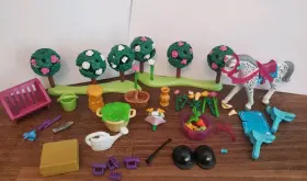 70450 Playmobil Accessories For Princess Riding Lessons Incomplete Horse