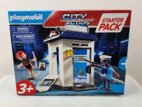 70498 Playmobil Police Office City Action Starter Pack Laptop Bar Camera New 2021