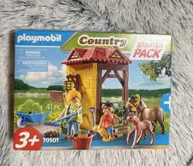 70501 Playmobil Country Starter Pack Stable And Ponies