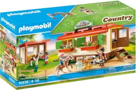 70510 Playmobil Pony Shelter With Mobile Home