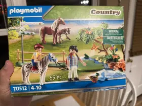 70512 Playmobil Country Adventure Pony Ride 55 Pc Toy Playset Ages 4-10 Nib