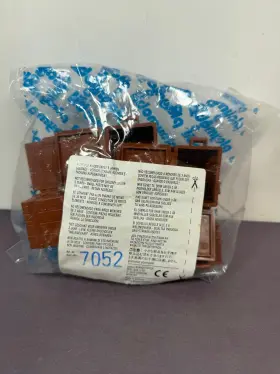 7052 Playmobil 8 Brown Crates Building Set Figure Accessories Vintage