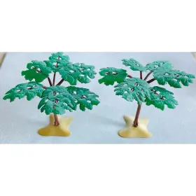 7056 Playmobil 2 Acacia Trees Set Vintage