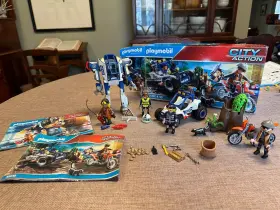 70571 Playmobil 70570 City Action Sets 70570/70571 Police Mech And Thief Chase One Box