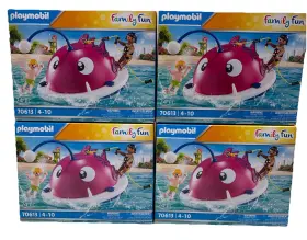 70613 Playmobil Family Fun Swimming Island Building Set New Lot Of 4