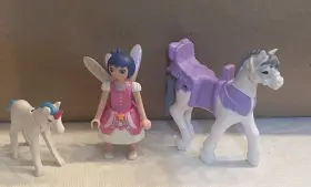 70656 Playmobil Fairy . Unicorn Foal And Horse