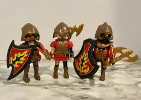 70672 Playmobil Novelmore Knights Burnham Raiders 3 Figure Set -incomplete
