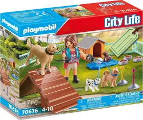 70676 Playmobil Dog Trainer Gift Set Fun Imaginative Role-play Playsets Suitab