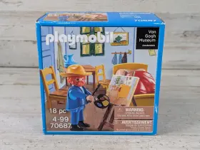 70687 Playmobil Vincent Van Gogh Museum Amsterdam The Bedroom - Box Wear