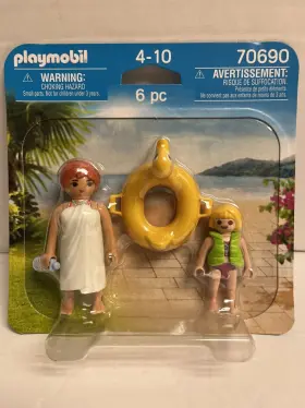 70690 Playmobil Duo Pack Water Park Swimmers Figure Set New In Stock