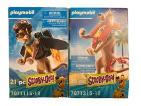 70713-70711 Playmobil Scooby-doo Lifeguard Figure And Pilot 70713 70711
