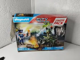 70817 Playmobil City Action Starter Pack Police 70817. 58 Piece. New Box Damage