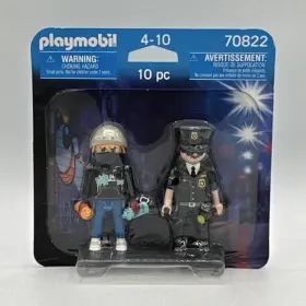 70822 Playmobil Policeman And Street Artist Toy Set Ages 4-10 Age Level 4-7