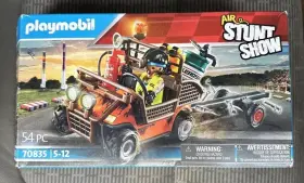 70835 Playmobil Air Stunt Show Mobile Repair Service Mib/new