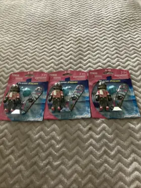 70855 Playmobil Playmo Friends Snowboarder Figure New-lot Of 3