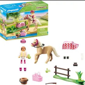 70521 Playmobil 70873 Country German Riding Pony Building Set - 29 Pieces New
