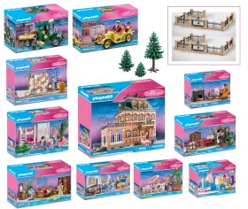 70890 Playmobil Large Victorian Mansion Dollhouse 13 Sets Car Furnitures-all New