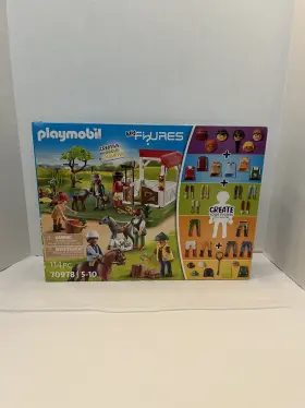 70978 Playmobil My Figures Horse Ranch Stables New In Box