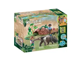 71012 Playmobil Wiltopia Anteater Care With Toy Animals Sustainable For Chi