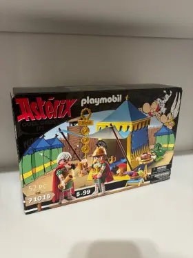 71015 Playmobil Asterix Command Tent With Generals Open Box