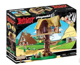 71016 Playmobil Brand New Asterix Cacofonix With Treehouse Building Set