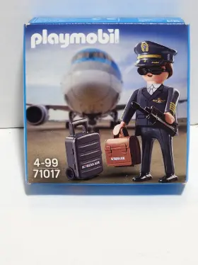 71017 Playmobil Pilot 4-99 Korean Air Flight Crew Figure Special Edt Toy 2021