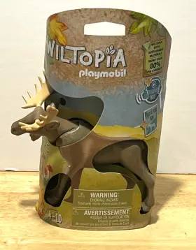 71052 Playmobil Wiltopia Set #71052 Moose Animal Figure 7 Pcs Nip Vhtf
