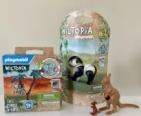71060 Playmobil Wiltopia New Panda Koala Bear Kangaroo And Baby Joey As Pictured
