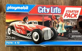 71078 Playmobil New City Life Starter Pack Hot Rod