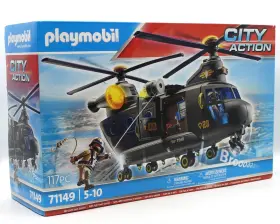 71149 Playmobil Playmobile City Action Rescue Aircraft Tactical Unit Brand New