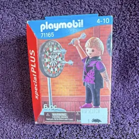 71165 Playmobil Special Plus Dart Player Set 6pc Ages 4-10 Age Level 4-7