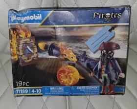 71189 Playmobil Original Pirates - Pirate With Cannon Nib Read Description
