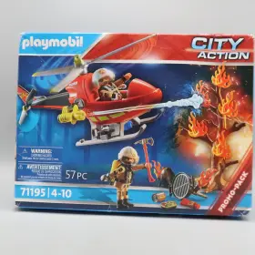 71195 Playmobil 2022 City Action Fire Brigade Rescue Helicopter