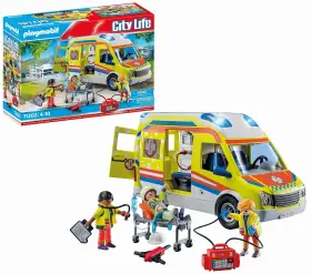 71202 Playmobil City Life Ambulance With Lights And Sound Award Winning Ambulan