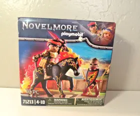 71213 Playmobil New Sealed Novelmore Burnham Raiders Fire Knight 16 Pc. Set