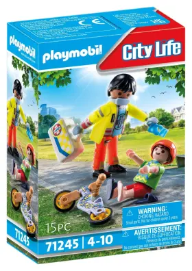 71245 Playmobil Secouriste Avec Enfant