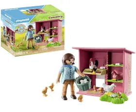71308 Playmobil Country Hen House A Ful Chicken Family For Your Farm -