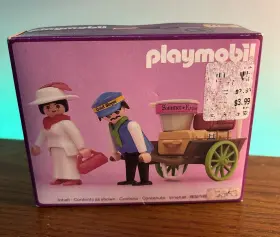 7136 Playmobil New Vintage Victorian Dame And Porter Set Sealed In Box