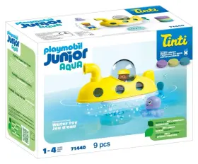 71440 Playmobil Junior And Tinti Yellow Submarine 9 Pcs Toy Building Kit