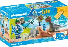 71448 Playmobil New And Sealed My Life Keeper With Animals 39 Pc Toy Playset