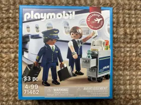 71462 Playmobil Travelers Set / Pilot And Flight Attendant Hard To Find New