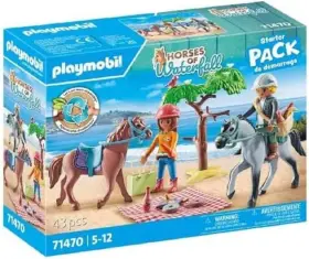 71470 Playmobil Horses Of Waterfall Horse Riding Trip Starter Pack Toy
