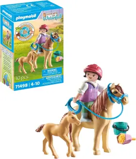 71498 Playmobil Anime Plastic Toy With Ponies Ages 4 Years And Up - Pieces