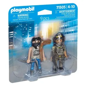71505 Playmobil Tactical Police With Thief Duopack Thrilling Action Rescue Toy