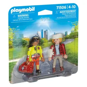 71506 Playmobil Medic With Injured Person Duopack Emergency Rescue Services Toy