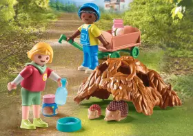 71512 Playmobil Children With Hedgehog Family Set New In Box