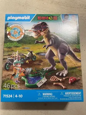 71524 Playmobil Dinos T-rex Trace Path New