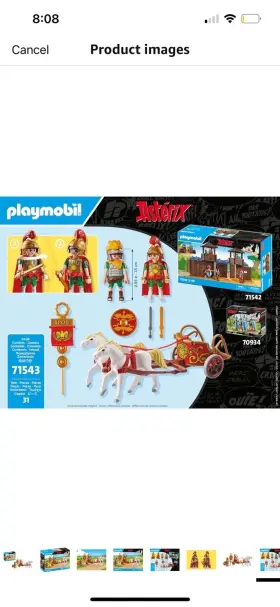 71543 Playmobil Asterix Roman Chariot