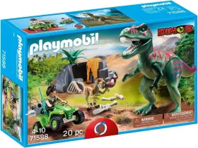 71588 Playmobil Original Dinos - Tyrannosaurus Rex With Explorer