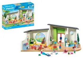 71601 Playmobil Mylife The Rainbow Day Center Large Nursery Set With Numerous